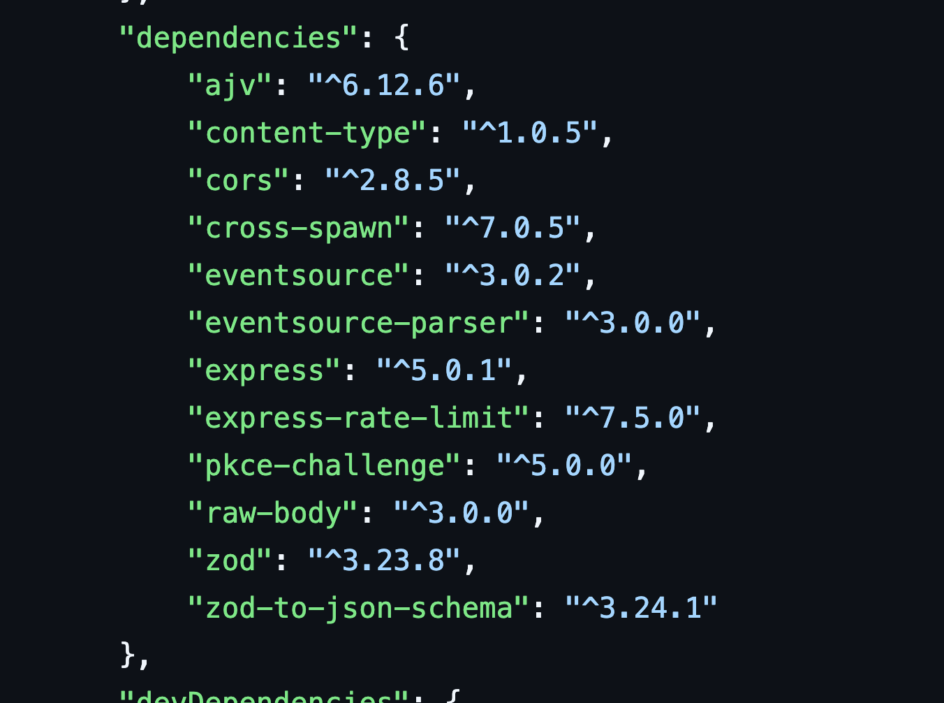 Dependencies